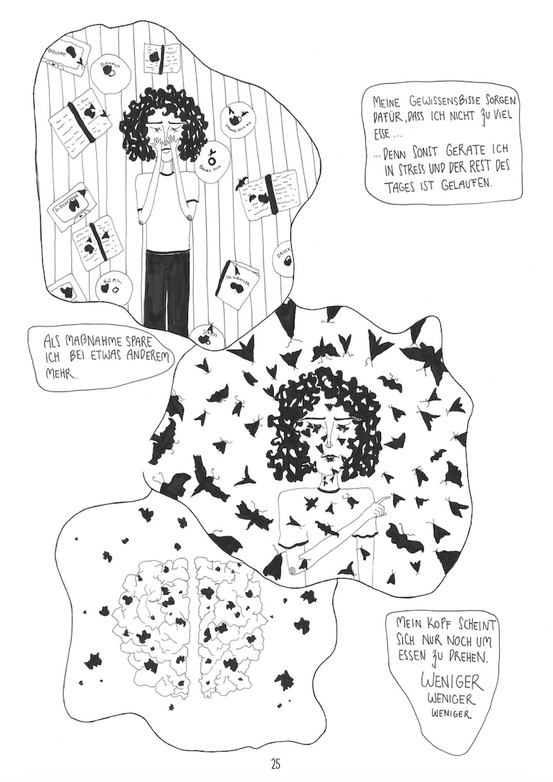 Hanah Zacher: „Motten im Kopf“, Seite 25