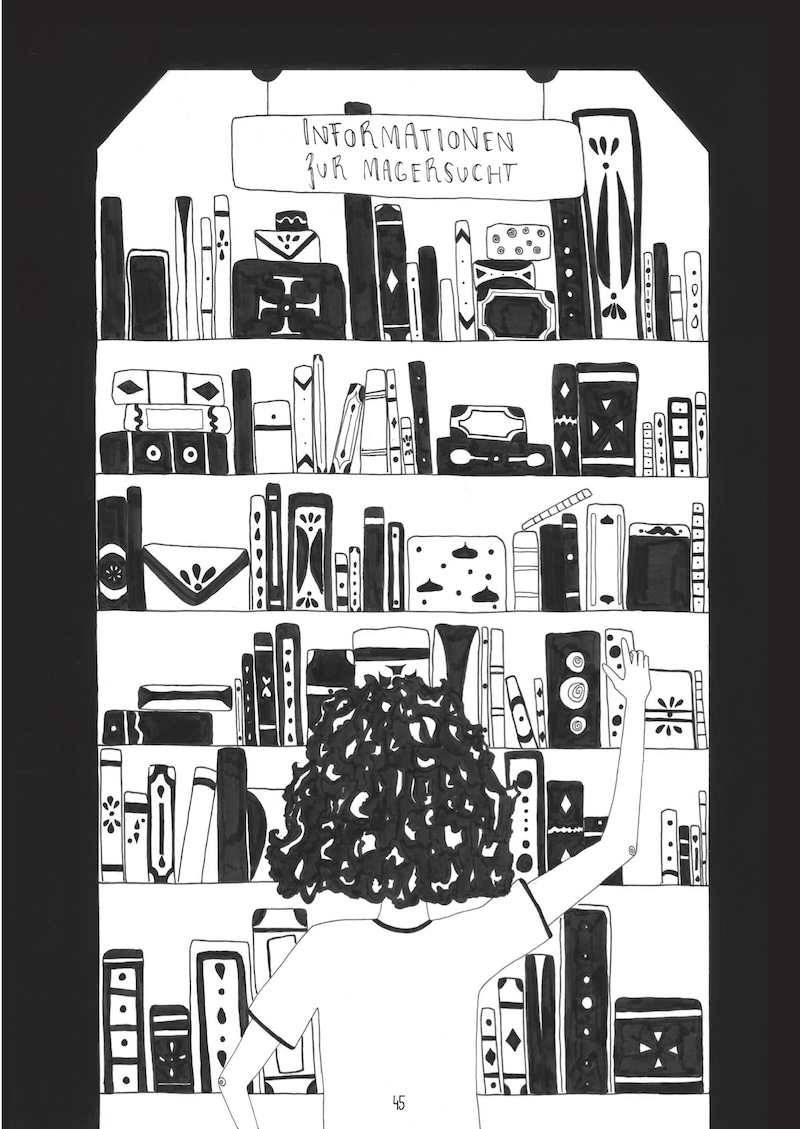 Hanah Zacher: „Motten im Kopf“, Seite 45